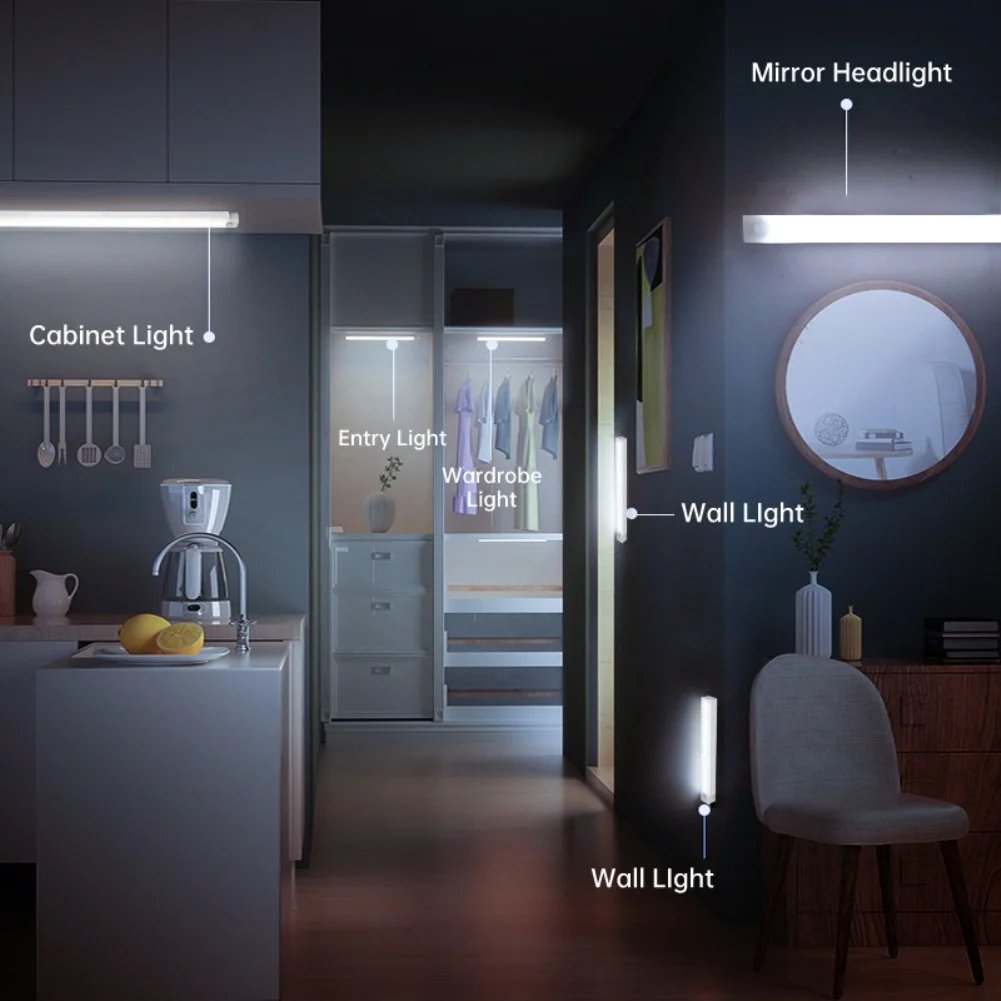 đ„NYĂ
RSREA - Smart sensor med magnetisk uppladdningsbar LED-lampa utan stans
