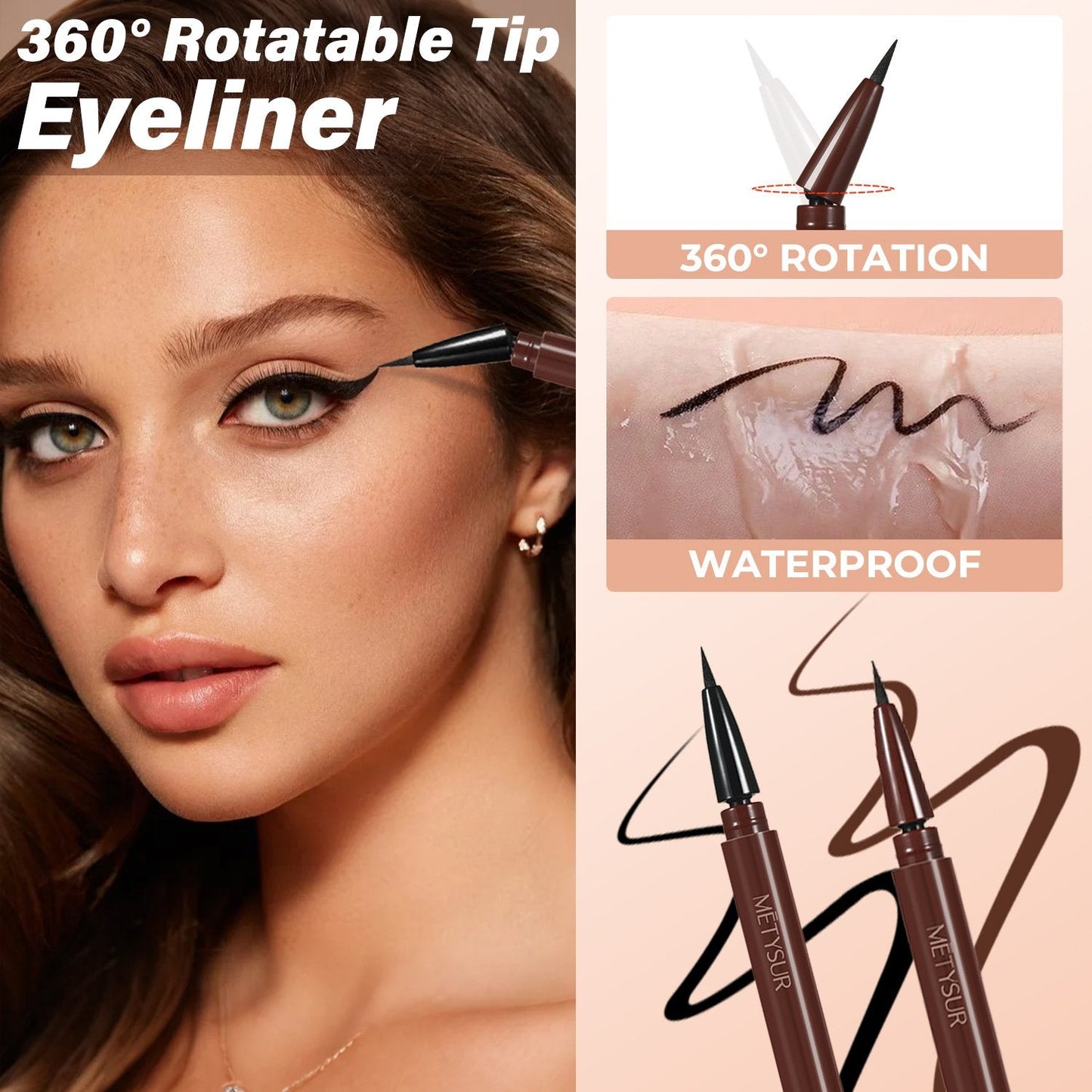 đ„Sista dagen köp 1 fĂ„ 1 gratis - đLĂ„ngvarig 360° Eyeliner â Winged Look pĂ„ Sekunder