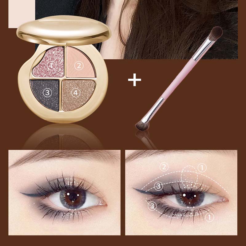đ„ Glow Wardrobe Palette - 4-i-1 Highlighter för ögon och kinder