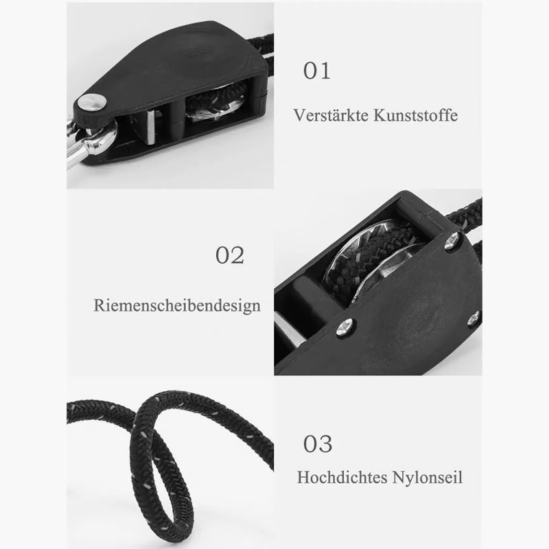 đWinddichtes Outdoor-Seil/đVindsĂ€kert rep för utomhusbruk