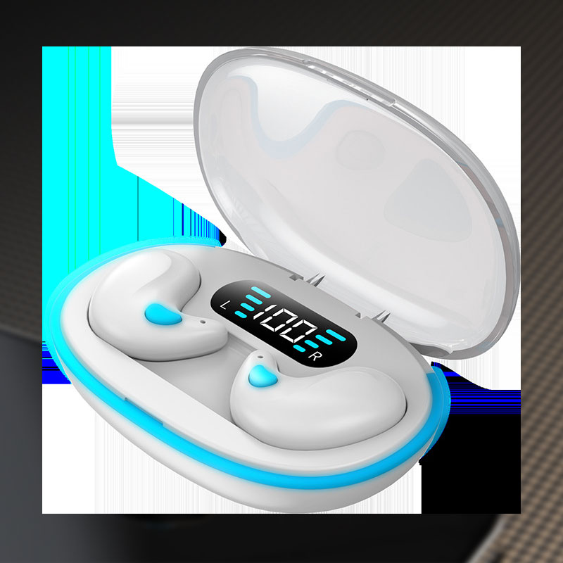 Mini Bluetooth-hörlurar med digital display och brusreducering/digital display