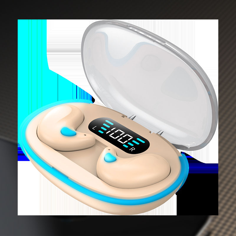 Mini Bluetooth-hörlurar med digital display och brusreducering/digital display
