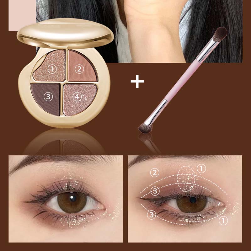 đ„ Glow Wardrobe Palette - 4-i-1 Highlighter för ögon och kinder
