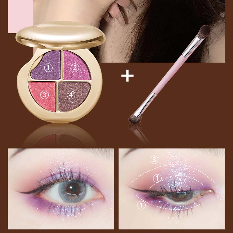 đ„ Glow Wardrobe Palette - 4-i-1 Highlighter för ögon och kinder
