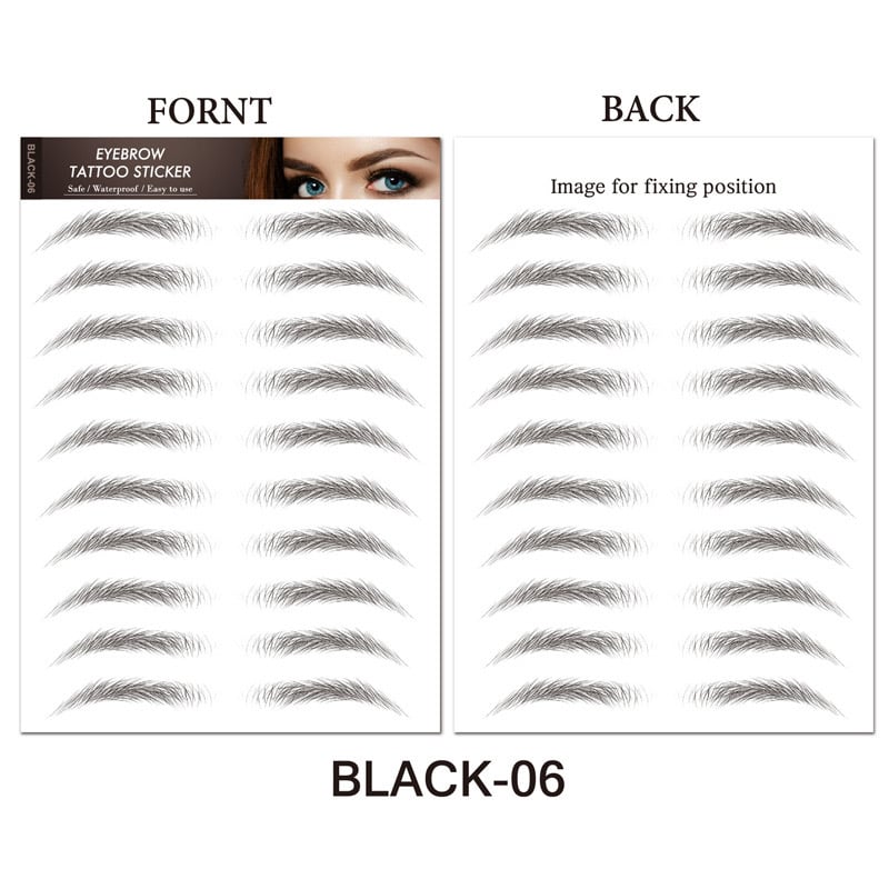 💄4D Makeup Waterproof Eyebrow Stickers 🔥(Köp 1 Få 1 Gratis & Gratis Eyebrow Shaping Razor)