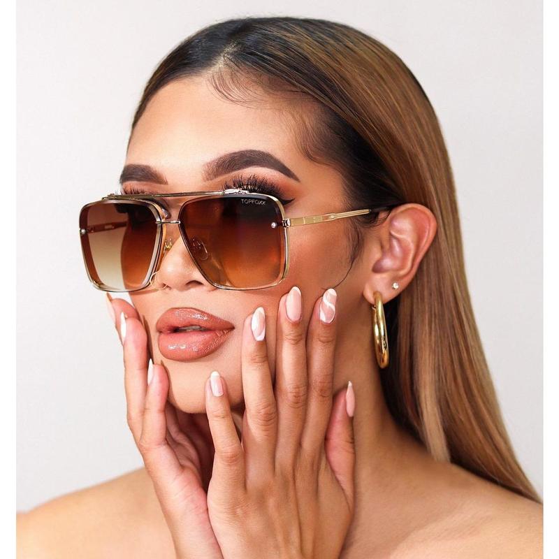 🥳📢Sista dagen 49% rabatt 🔥Retro Gradient Solglasögon UV400 Skydd