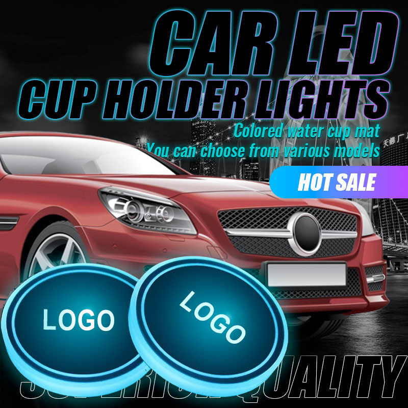 đ„40% RABATTđ„Bil fĂ€rgglada Ambient Light Coaster