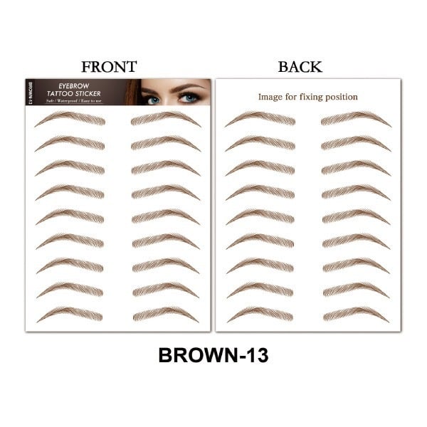 💄4D Makeup Waterproof Eyebrow Stickers 🔥(Köp 1 Få 1 Gratis & Gratis Eyebrow Shaping Razor)