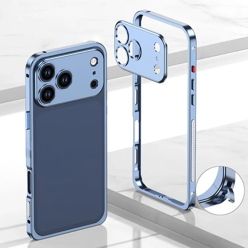 Aluminum Alloy Cooling Frame Heat Dissipation Case for iPhone 14-17 Series
