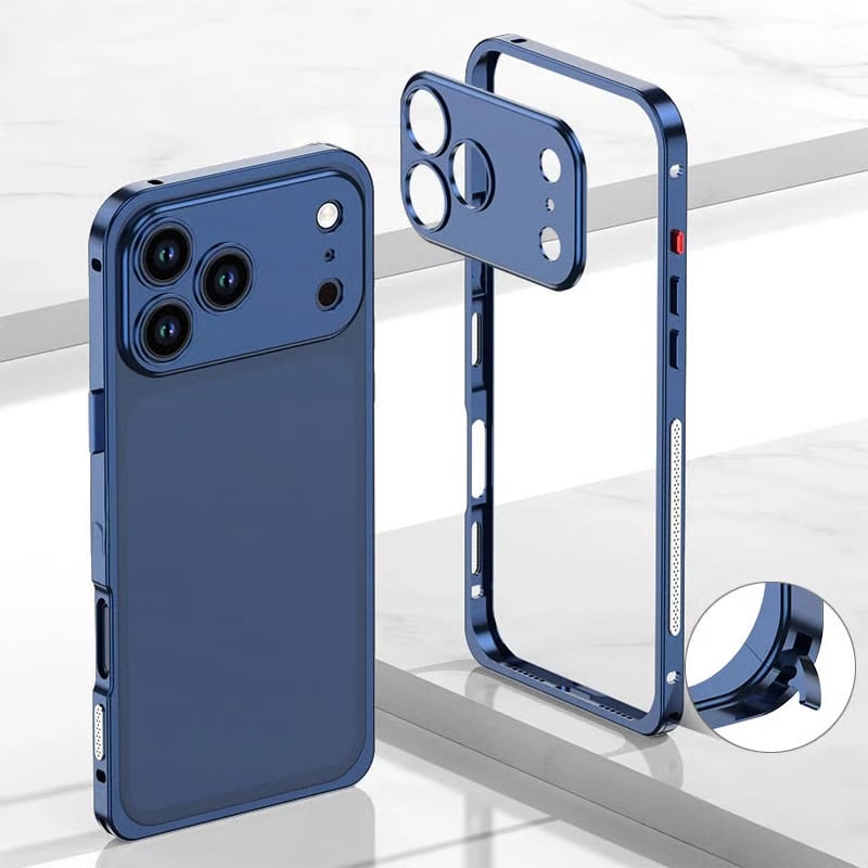 Aluminum Alloy Cooling Frame Heat Dissipation Case for iPhone 14-17 Series