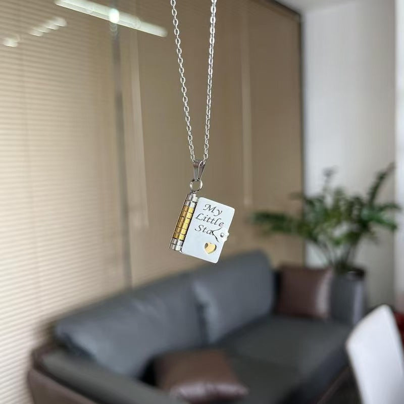 👪Present till min barn - Bokhalsbandet "Min lilla stjärna"