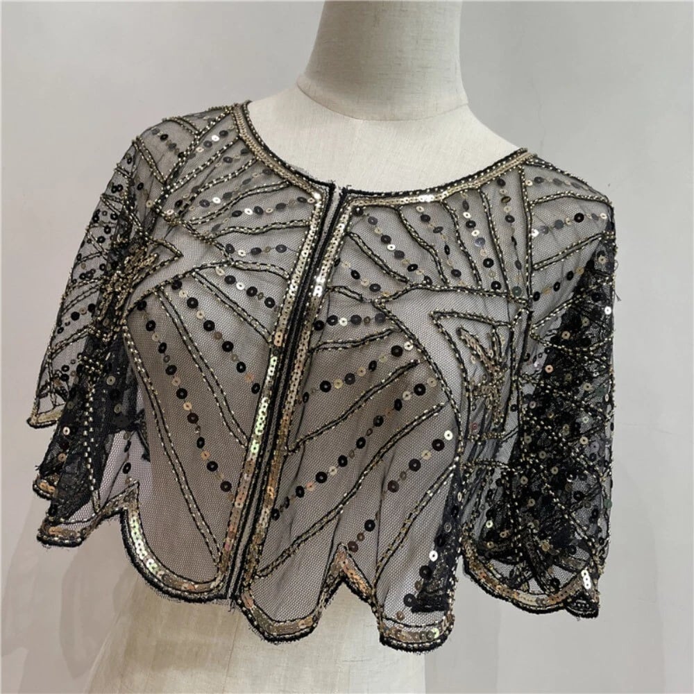 đ„Last Day 49% OFF - Vintage Lace Beaded Shawl