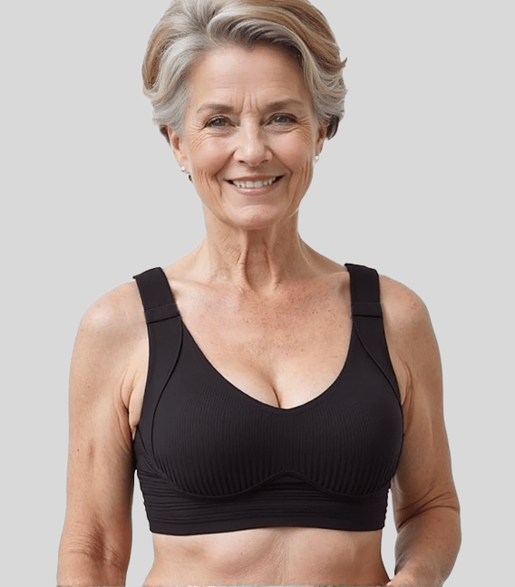 đ„Spring Hot Sale 49% OFF- Ribbad Push Up Justerbar TrĂ„dlös BH för kvinnor