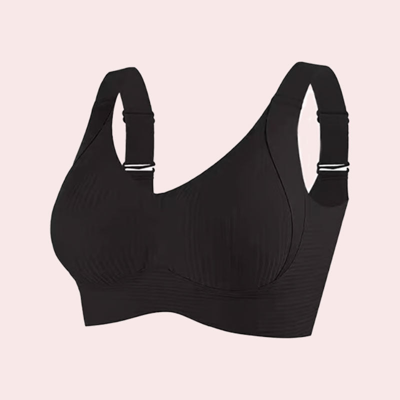 đ„Spring Hot Sale 49% OFF- Ribbad Push Up Justerbar TrĂ„dlös BH för kvinnor