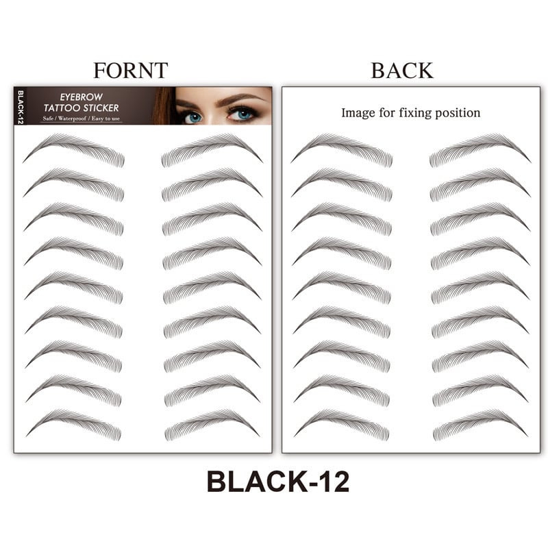 💄4D Makeup Waterproof Eyebrow Stickers 🔥(Köp 1 Få 1 Gratis & Gratis Eyebrow Shaping Razor)