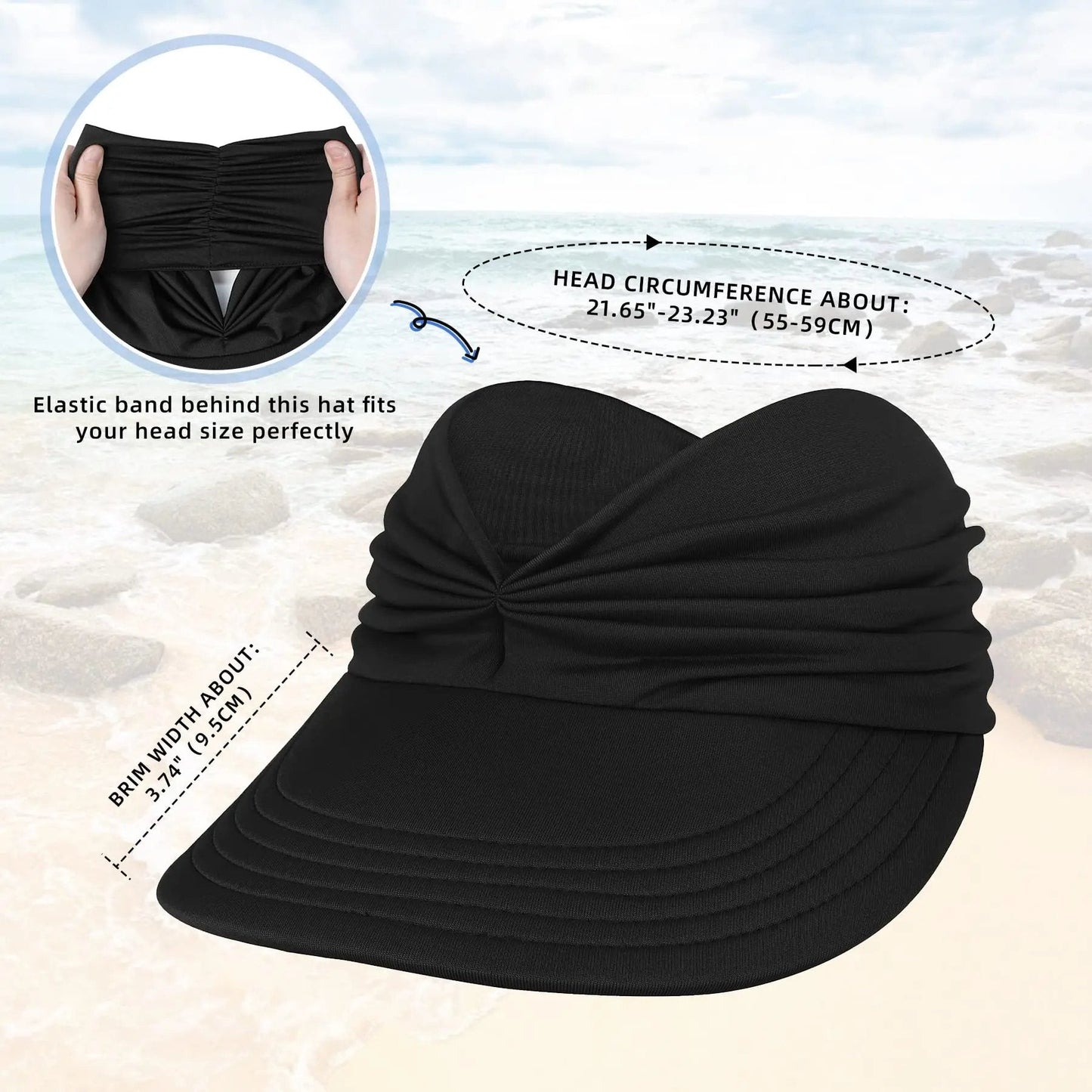 🔥 Last day with 50% off – women's UV-protective sun hat with UPF 50+ filter