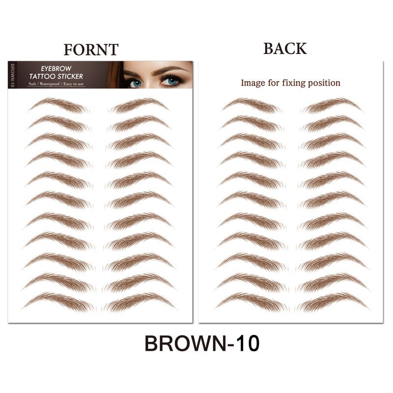 💄4D Makeup Waterproof Eyebrow Stickers 🔥(Köp 1 Få 1 Gratis & Gratis Eyebrow Shaping Razor)