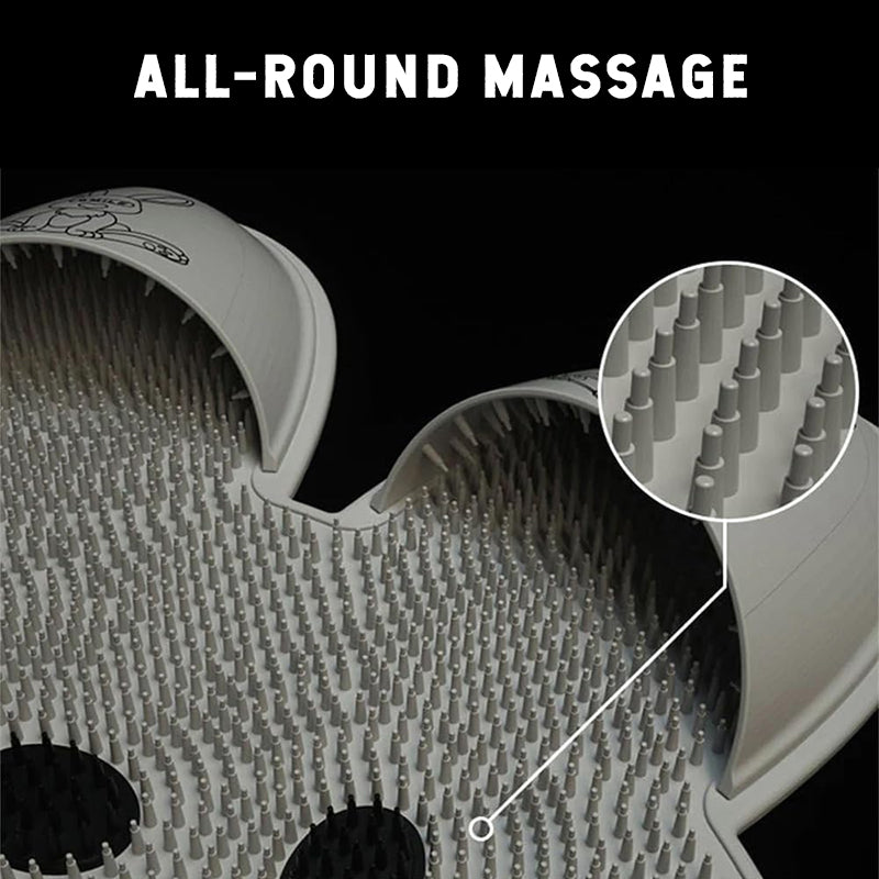 Silikon kanin fot gnugga kudde fot tvÀtt massage kudde
