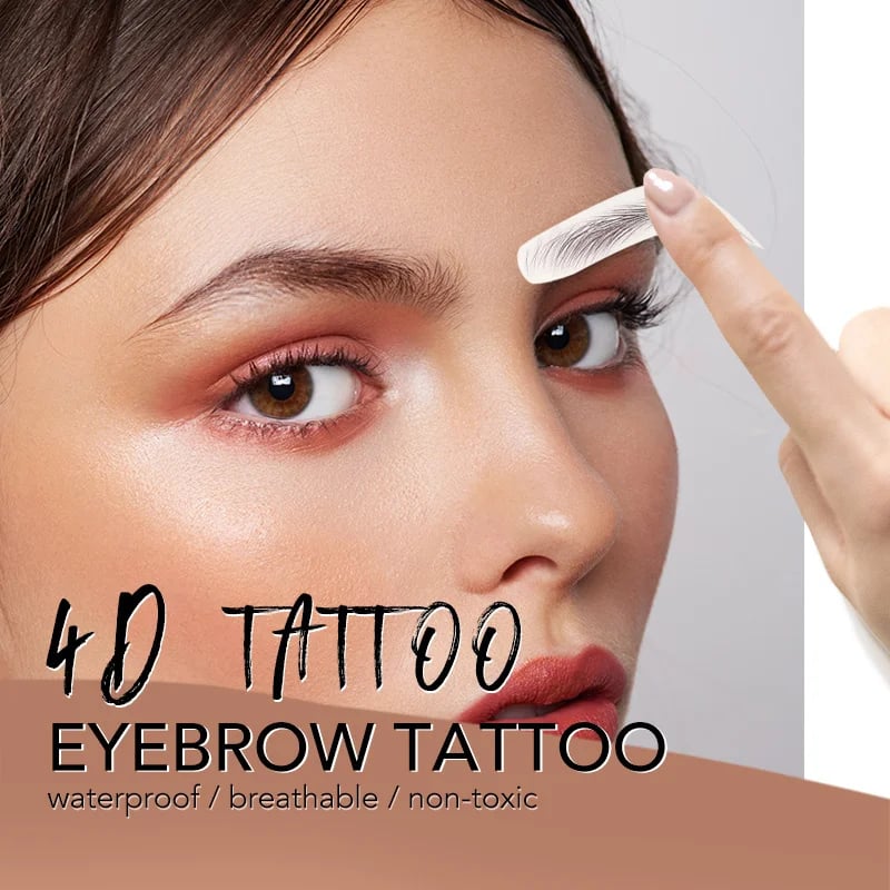 💄4D Makeup Waterproof Eyebrow Stickers 🔥(Köp 1 Få 1 Gratis & Gratis Eyebrow Shaping Razor)