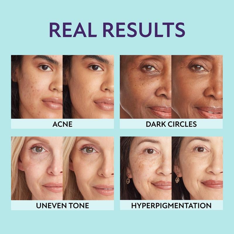 Allt-i-ett-fuktkräm, concealer och täckning 💧✨ Lätt och vattenfast