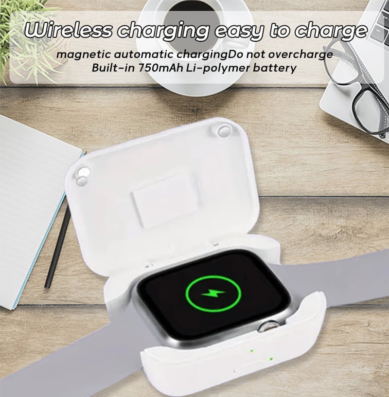 đ„Superdeal! 38% Rabatt! â Smartwatch TrĂ„dlös Strömförsörjning