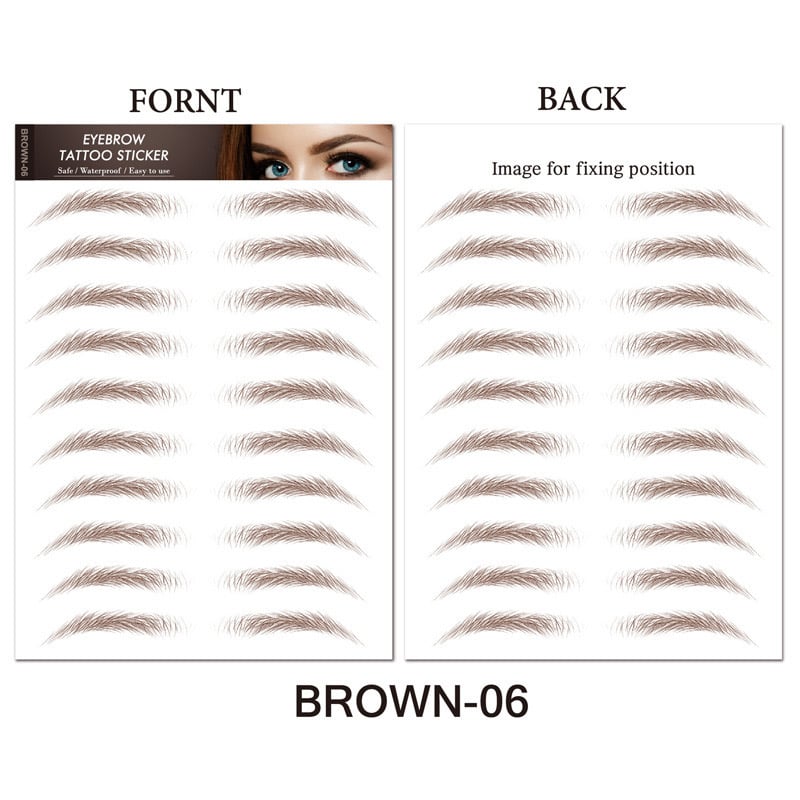 💄4D Makeup Waterproof Eyebrow Stickers 🔥(Köp 1 Få 1 Gratis & Gratis Eyebrow Shaping Razor)