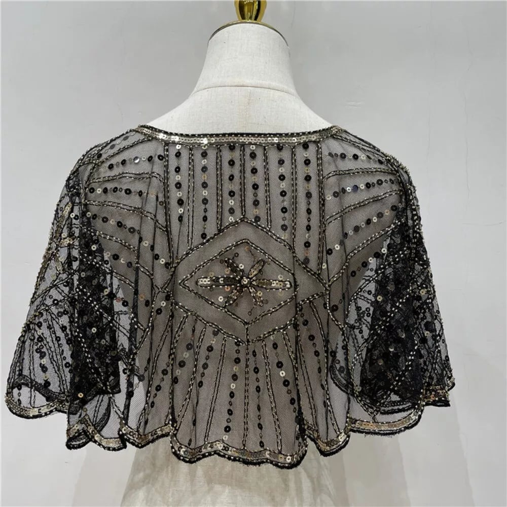 đ„Last Day 49% OFF - Vintage Lace Beaded Shawl