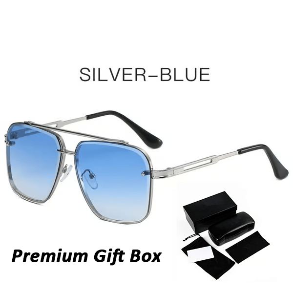 🥳📢Sista dagen 49% rabatt 🔥Retro Gradient Solglasögon UV400 Skydd