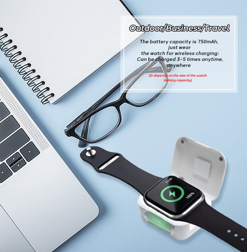 đ„Superdeal! 38% Rabatt! â Smartwatch TrĂ„dlös Strömförsörjning