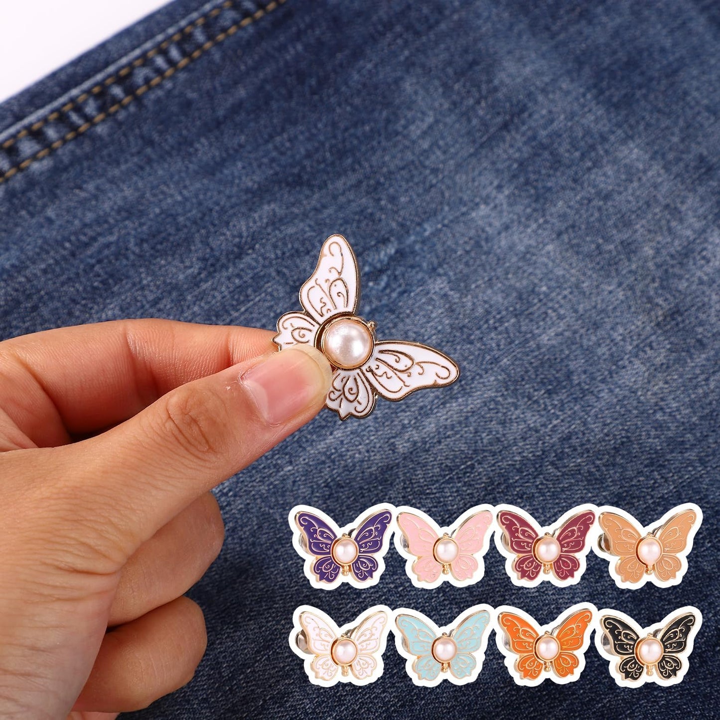 🔥8 butterfly-shaped straps for a cinched waist
