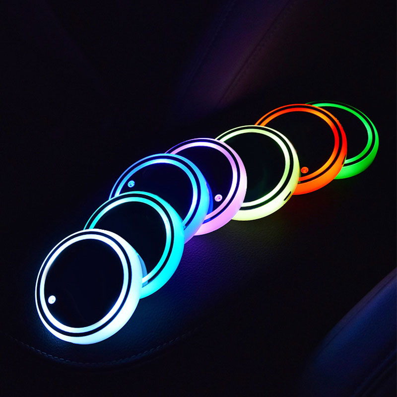 đ„40% RABATTđ„Bil fĂ€rgglada Ambient Light Coaster