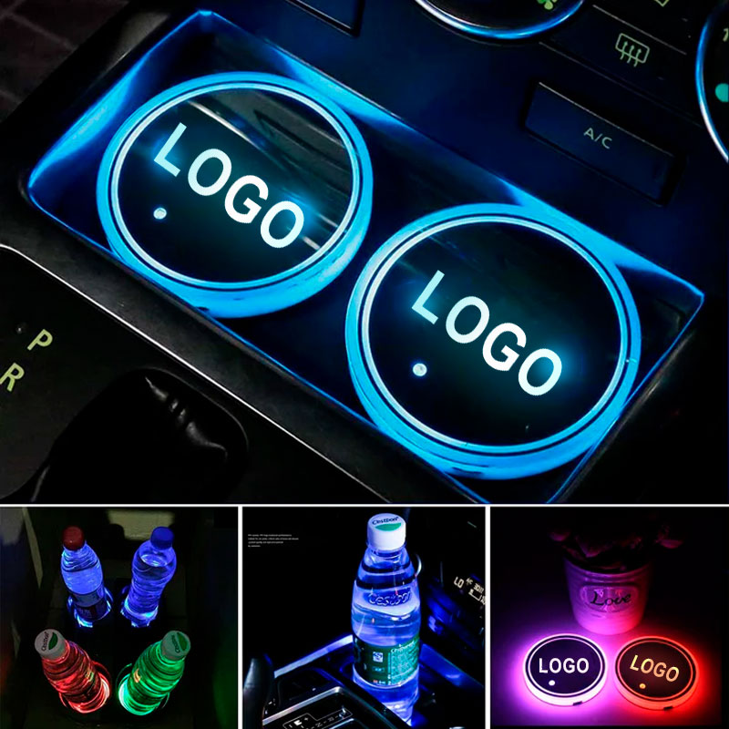 đ„40% RABATTđ„Bil fĂ€rgglada Ambient Light Coaster