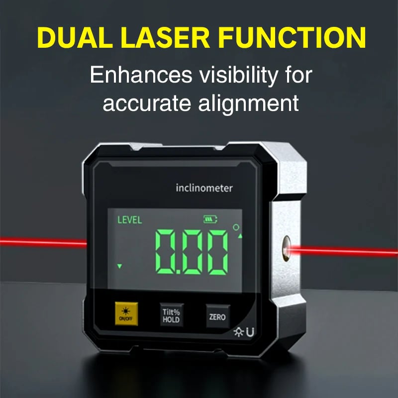 ✨4-sidig magnetisk digital gradskiva med laser
