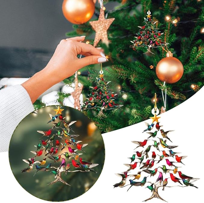🔥2025 New Release 49% OFF 🐦🎄Hummingbird Christmas Ornament💠
