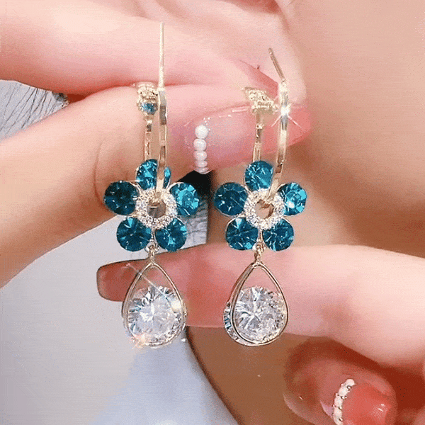 đ„Superrea nu!!!!!!đ„Fashion Flower Crystal ĂrhĂ€ngen