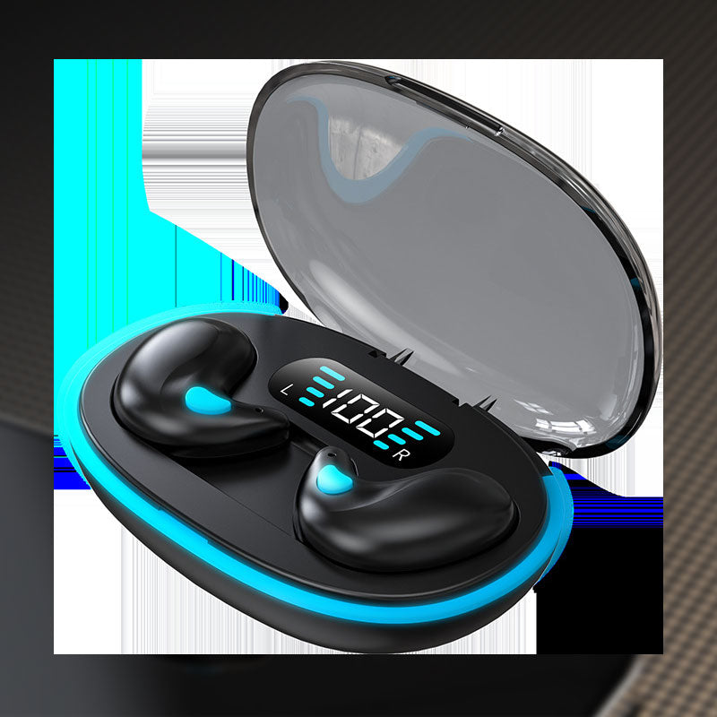 Mini Bluetooth-hörlurar med digital display och brusreducering/digital display