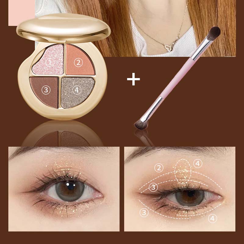đ„ Glow Wardrobe Palette - 4-i-1 Highlighter för ögon och kinder