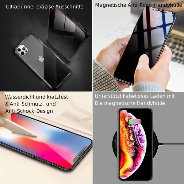 📱Handy Schutzhülle/Antipeeping mobiltelefon glasfilm