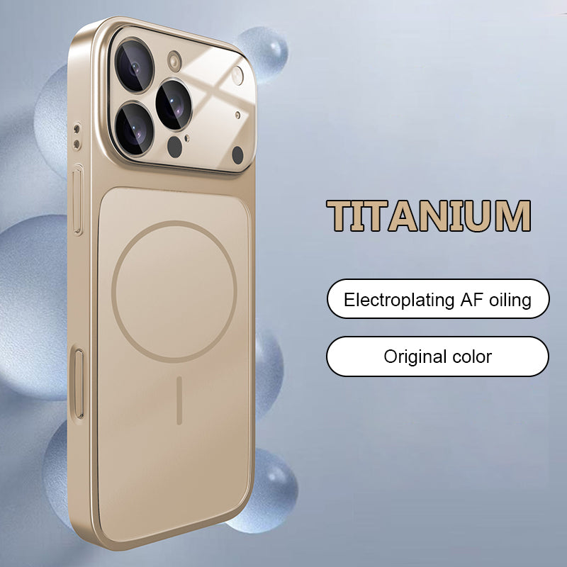 ✨ Ultra-Slim Frosted Glass Case