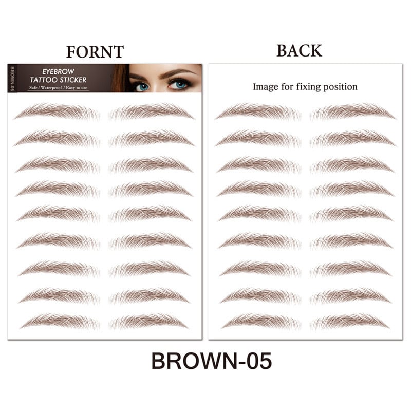 💄4D Makeup Waterproof Eyebrow Stickers 🔥(Köp 1 Få 1 Gratis & Gratis Eyebrow Shaping Razor)
