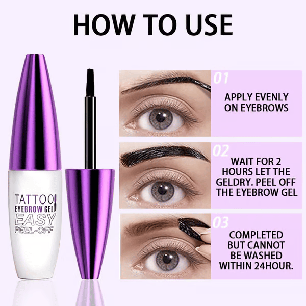 đSista dagen Köp 1 FĂ„ 1 Gratisđ„Semi-Permanent Tattoo Eyebrow Gel