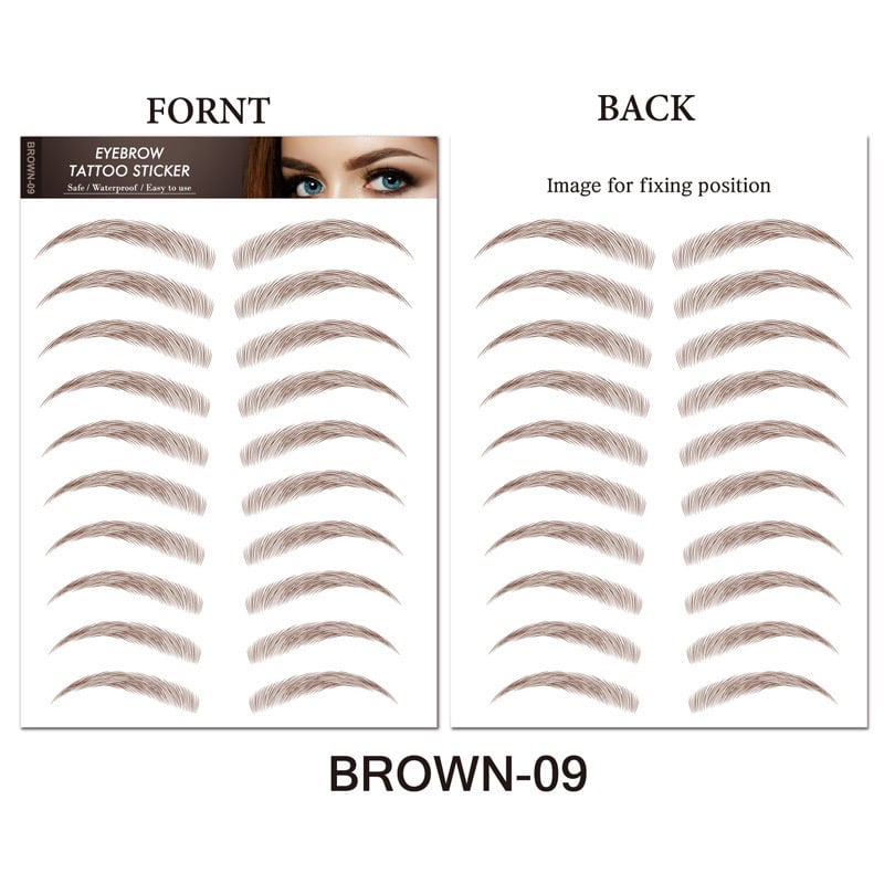 💄4D Makeup Waterproof Eyebrow Stickers 🔥(Köp 1 Få 1 Gratis & Gratis Eyebrow Shaping Razor)