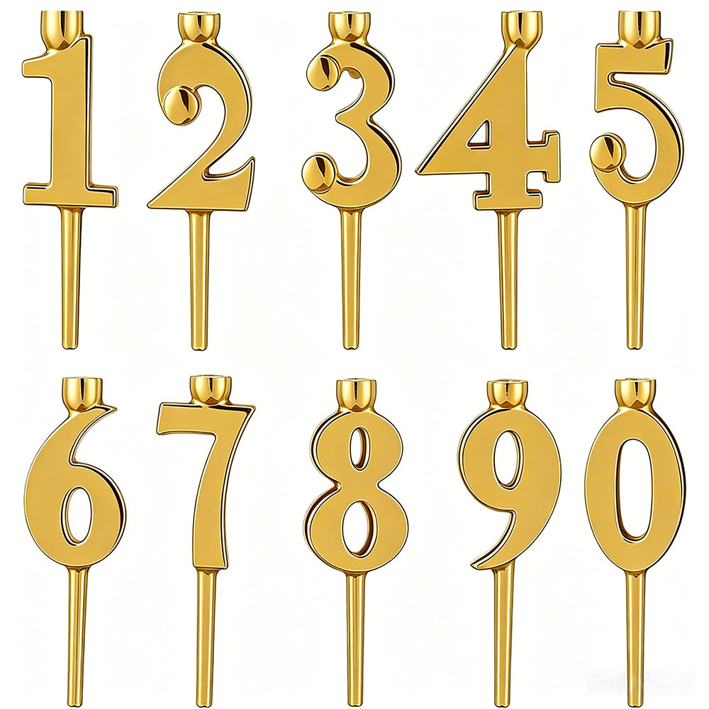 1 Set Number Candle Holder Set