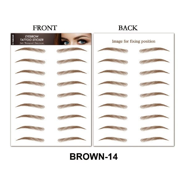 💄4D Makeup Waterproof Eyebrow Stickers 🔥(Köp 1 Få 1 Gratis & Gratis Eyebrow Shaping Razor)