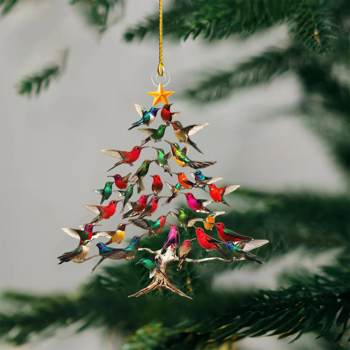 🔥2025 New Release 49% OFF 🐦🎄Hummingbird Christmas Ornament💠