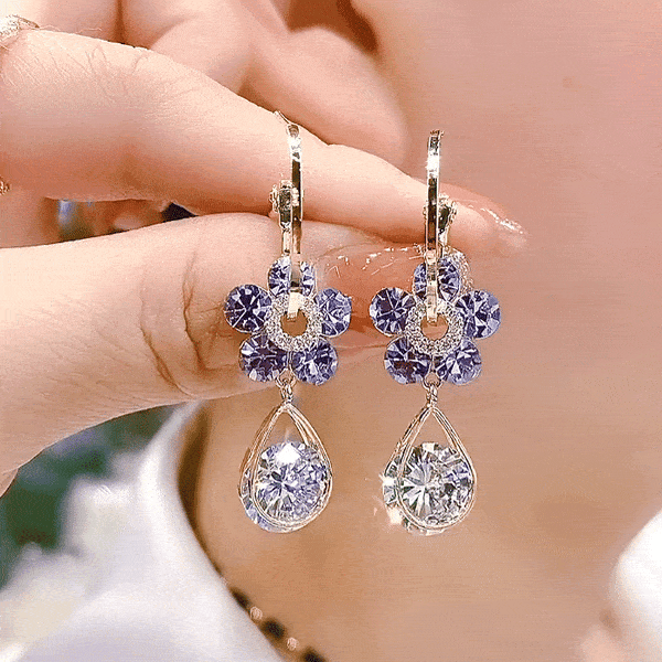 đ„Superrea nu!!!!!!đ„Fashion Flower Crystal ĂrhĂ€ngen