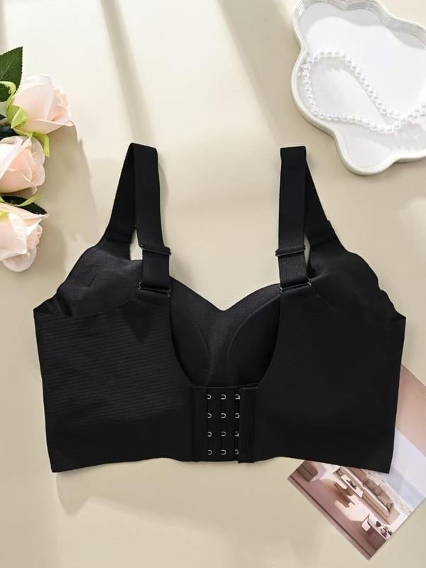 đ„Spring Hot Sale 49% OFF- Ribbad Push Up Justerbar TrĂ„dlös BH för kvinnor