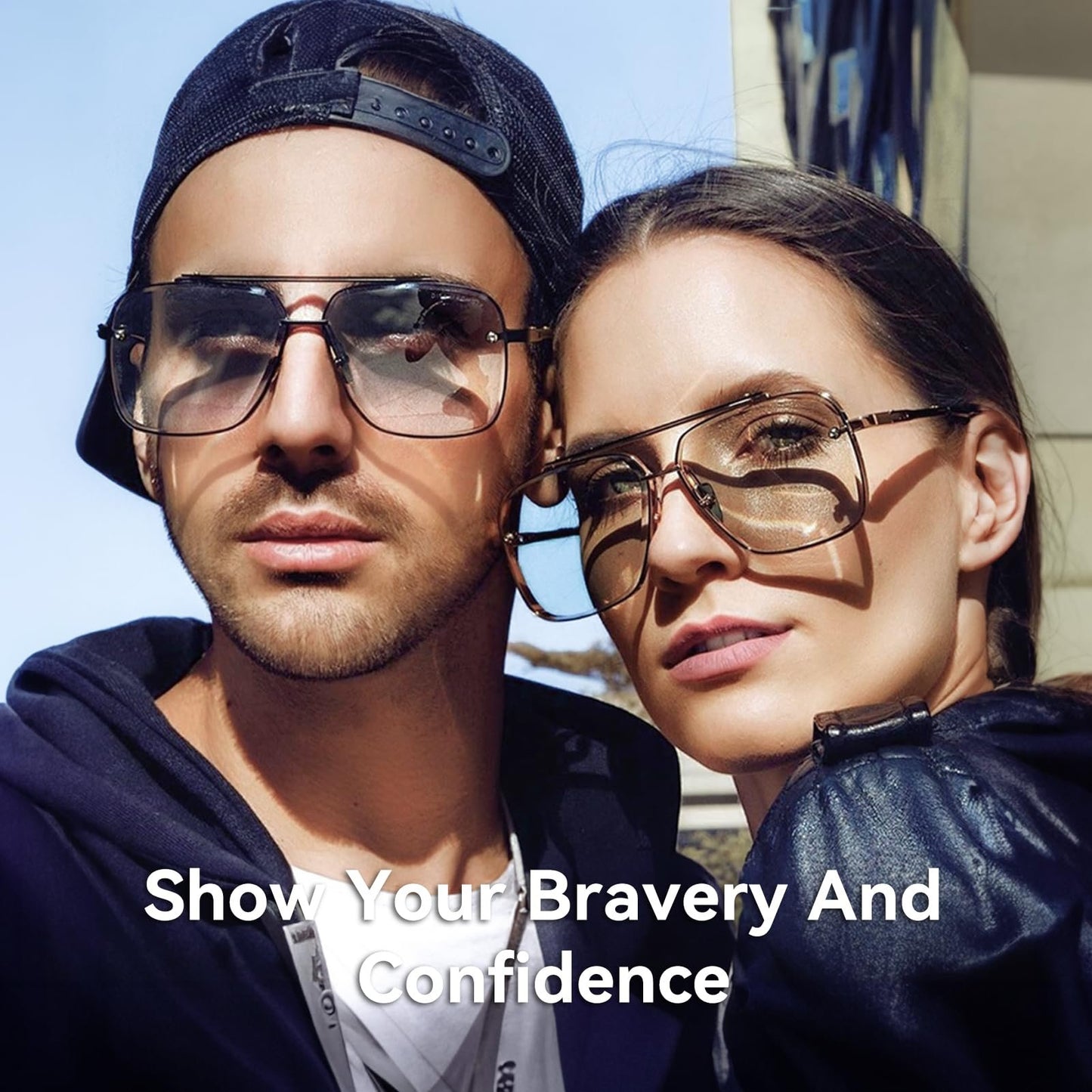 🥳📢Sista dagen 49% rabatt 🔥Retro Gradient Solglasögon UV400 Skydd