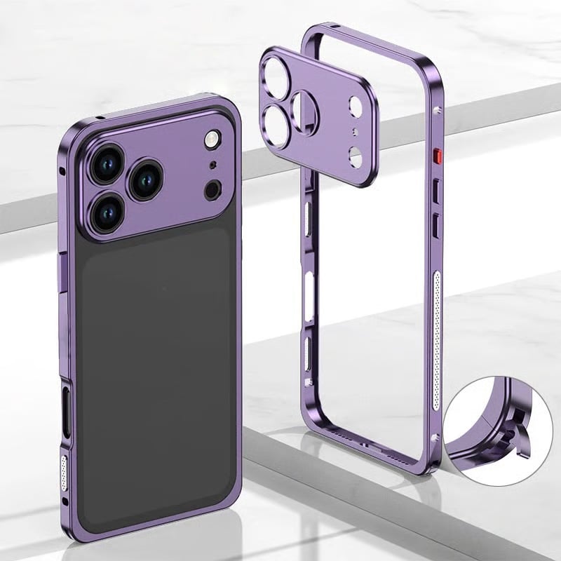 Aluminum Alloy Cooling Frame Heat Dissipation Case for iPhone 14-17 Series