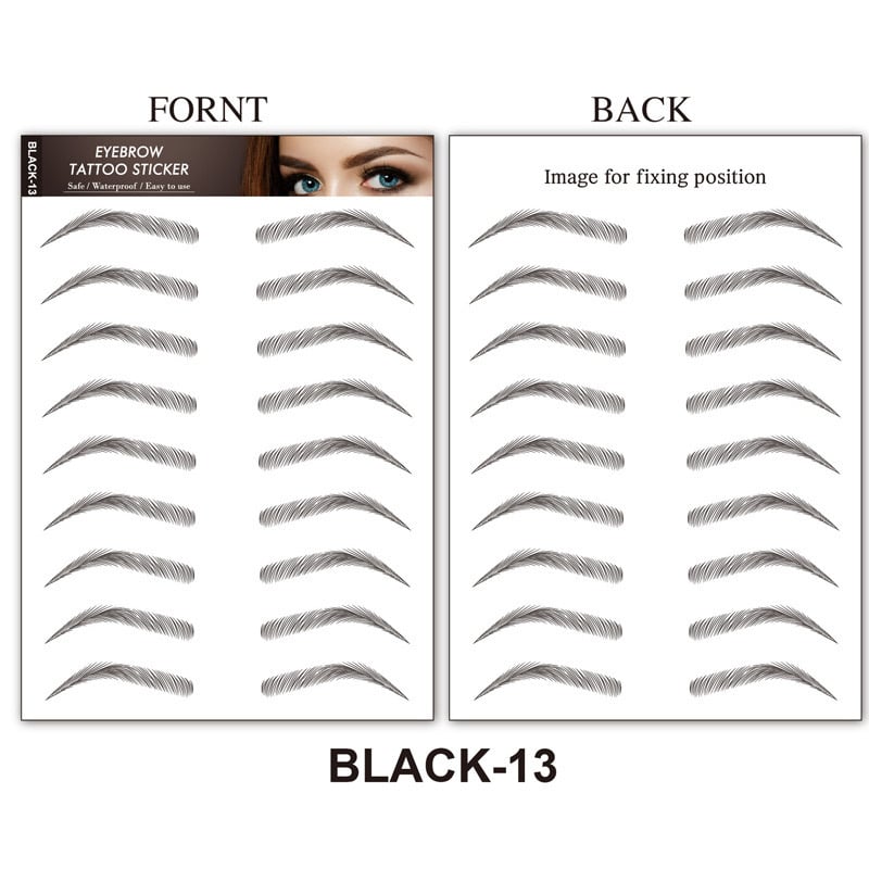 💄4D Makeup Waterproof Eyebrow Stickers 🔥(Köp 1 Få 1 Gratis & Gratis Eyebrow Shaping Razor)